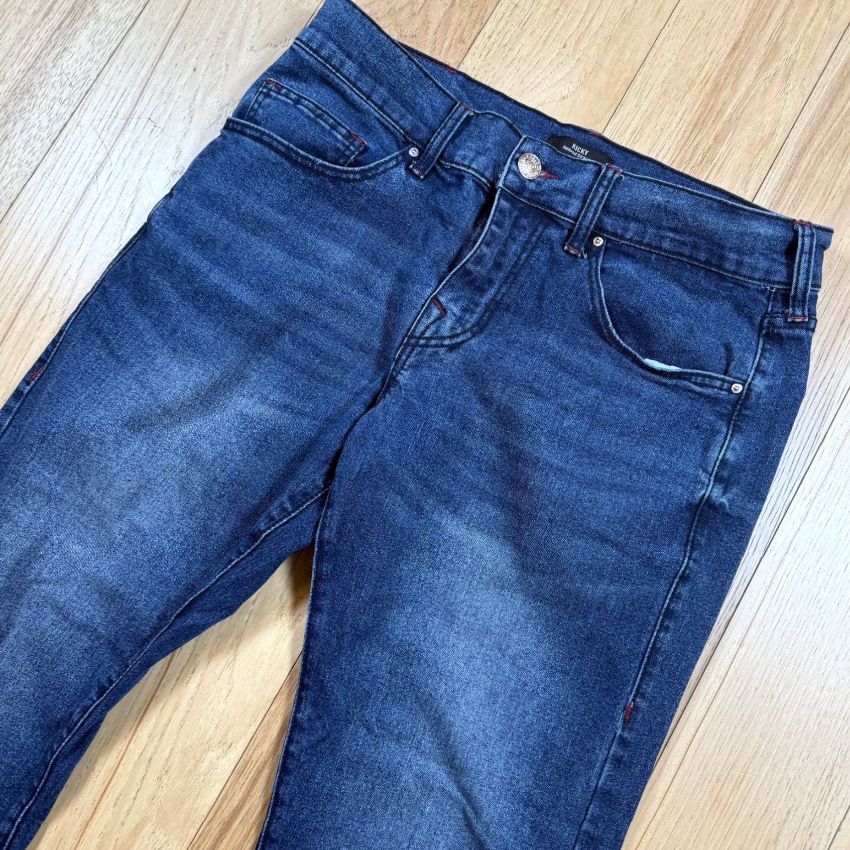 True Religion True Religion Ricky Jeans Mens 34x33 Relaxed Straight Blue Jeans Mens 34 Relaxed Straight Blue Ricky 33 in inseam Size US 34 / EU 50 - 2 Thumbnail