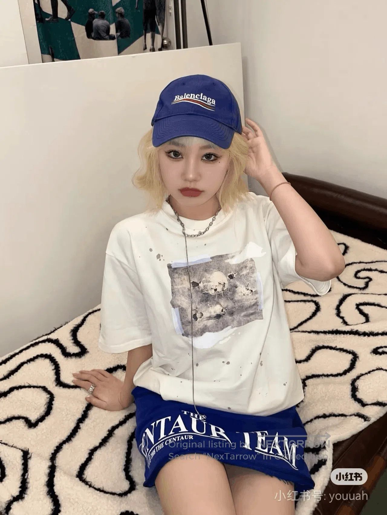 Balenciaga Balenciaga Embroidered Cola Wave Cap. Size ONE SIZE - 6 Thumbnail
