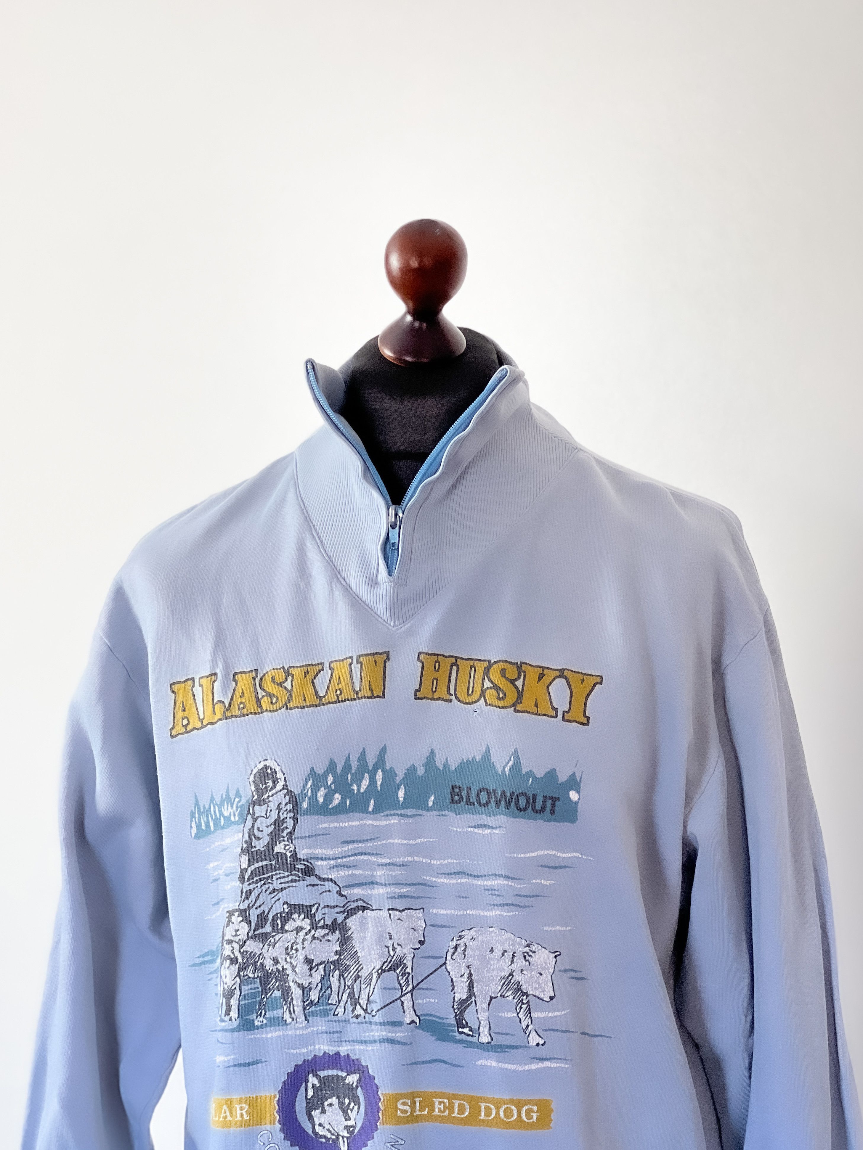 Vintage Ackermann ALASKAN HUSKY COMPETITION Vintage 80's Zip 1/4 Size US L / EU 52-54 / 3 - 6 Thumbnail