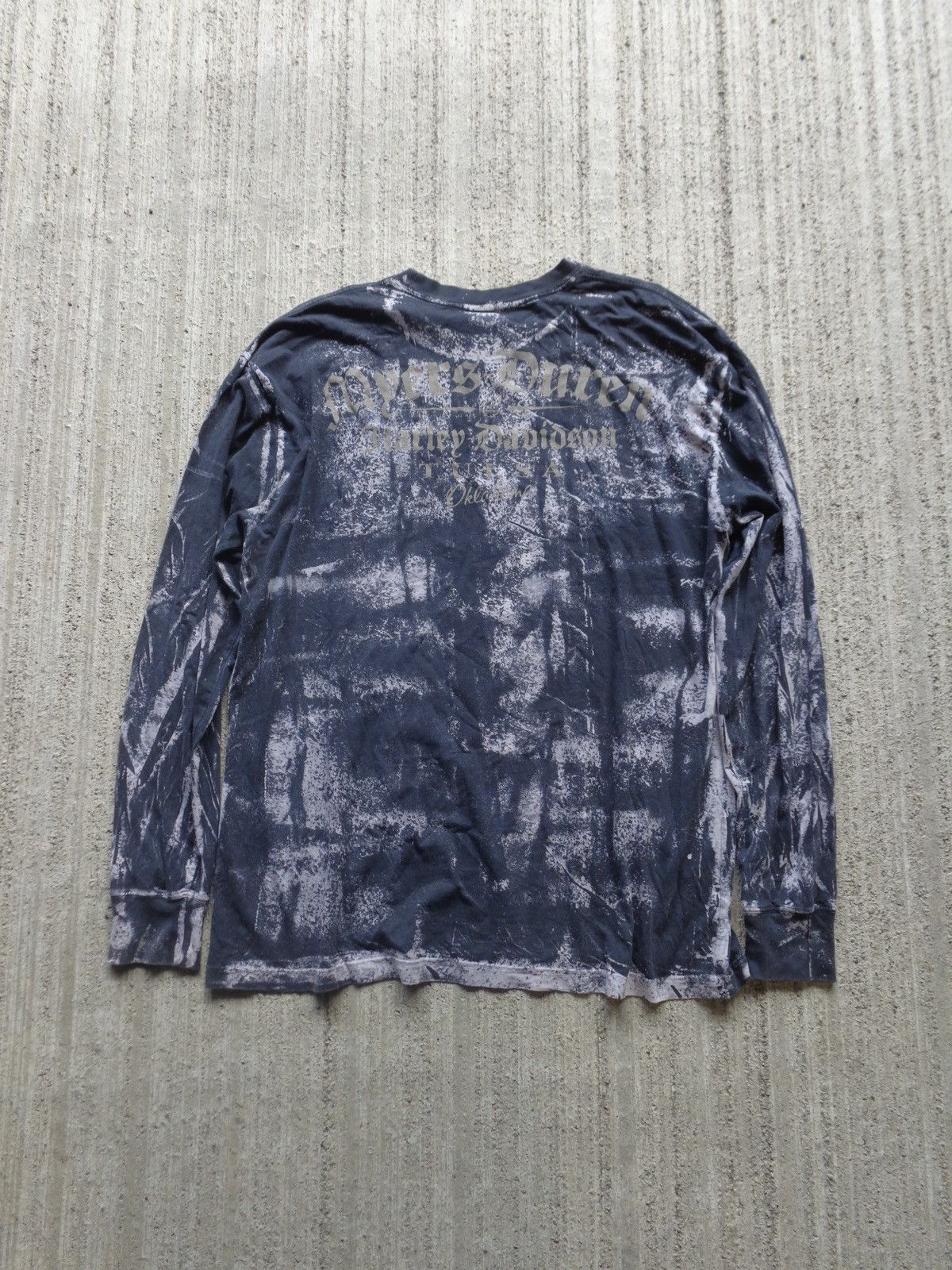 Harley Davidson × Japanese Brand × Vintage Skull emo goth Harley Davidson long sleeve Size US XL / EU 56 / 4 - 3 Thumbnail