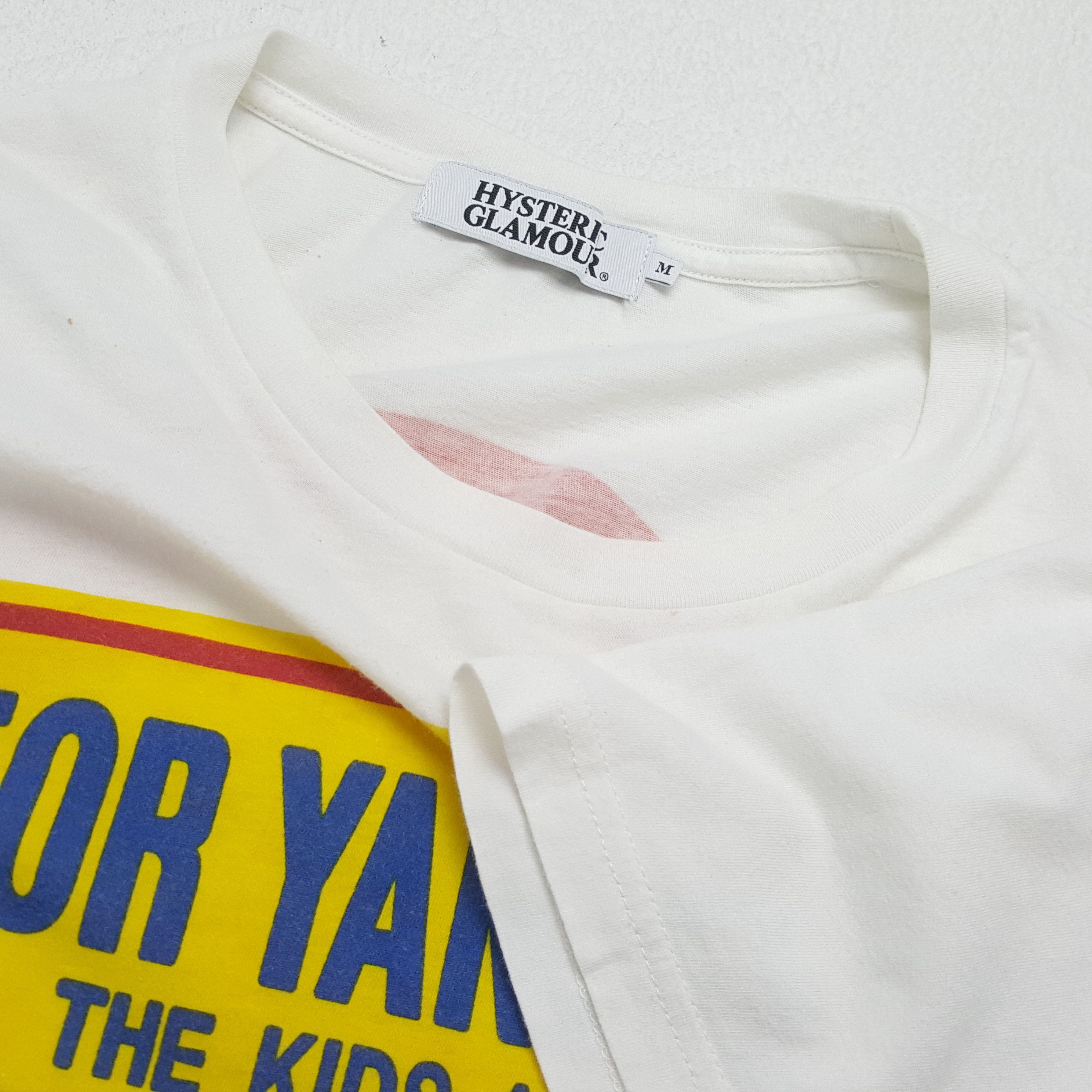 Hysteric Glamour × Japanese Brand × Vintage Vintage HYSTERIC GLAMOUR Japanese Fashion Brand T-Shirts Size US M / EU 48-50 / 2 - 8 Thumbnail