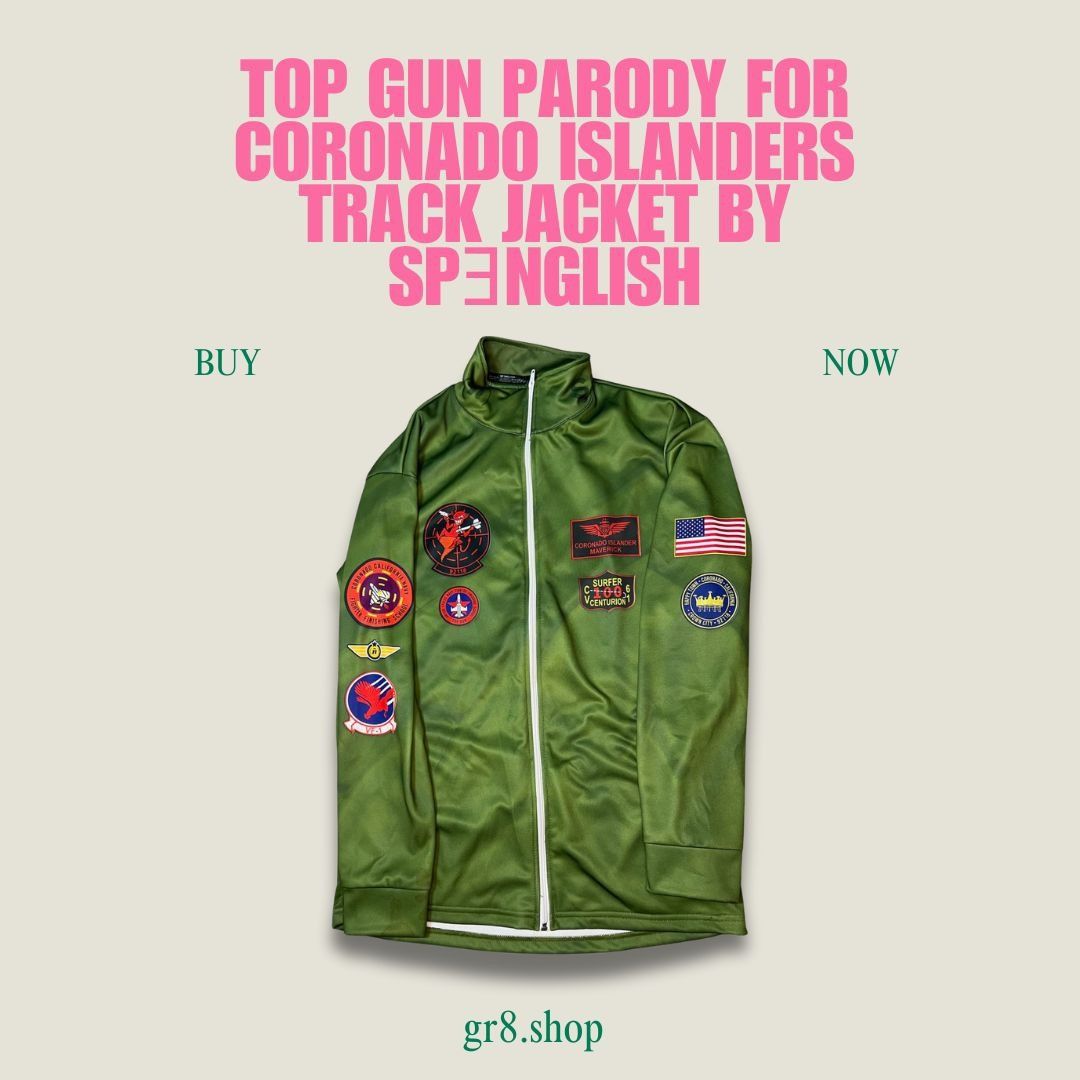 Other Top Gun Parody Coronado Islanders Track Jacket By Spenglish Size US L / EU 52-54 / 3 - 1 Thumbnail