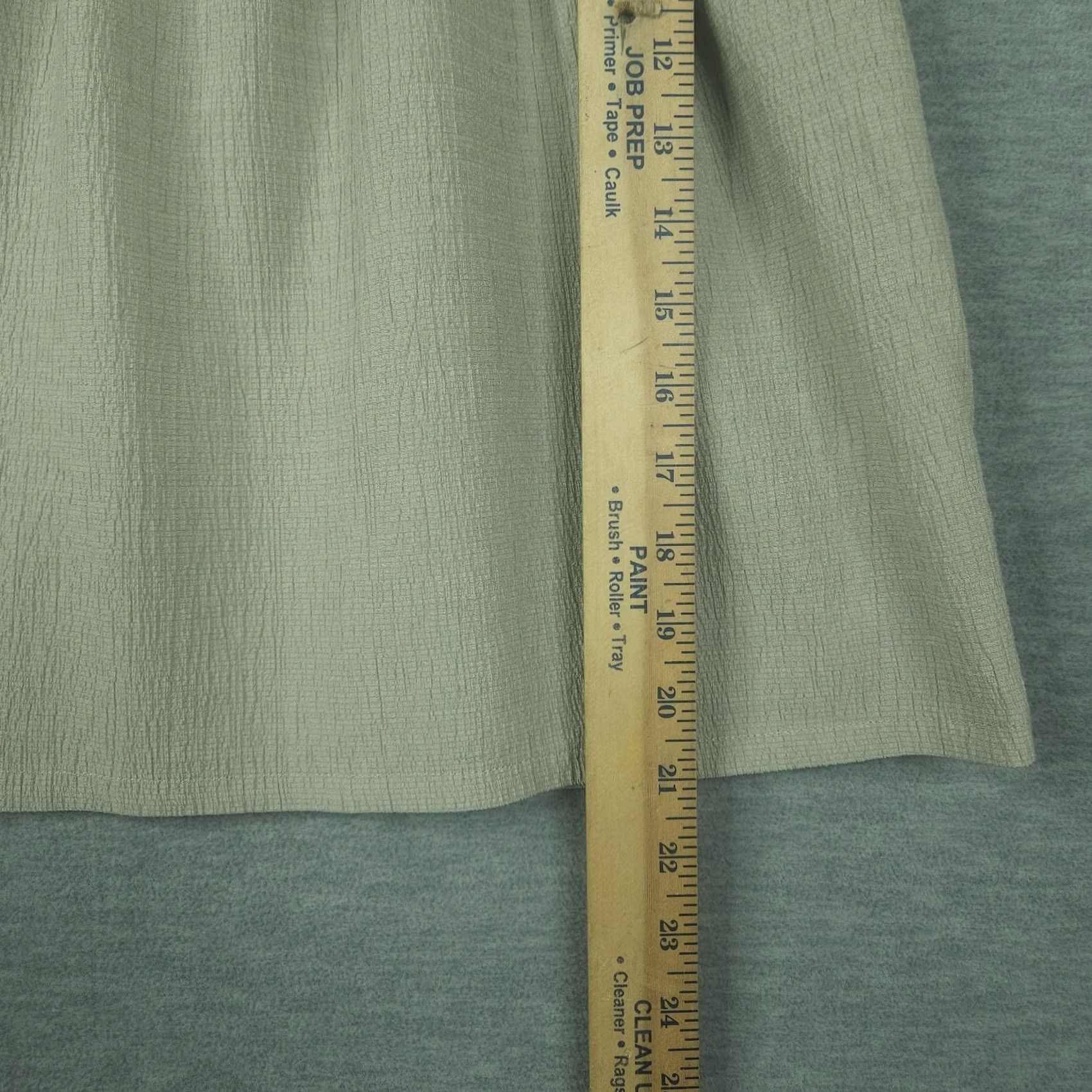 Vintage TEXTURE & THREAD Women's Sage Green Short Sleeve Top XS Shirt Regular Cotton Blouse Solid Green Casual Mens? Size XS / US 0-2 / IT 36-38 - 6 Thumbnail