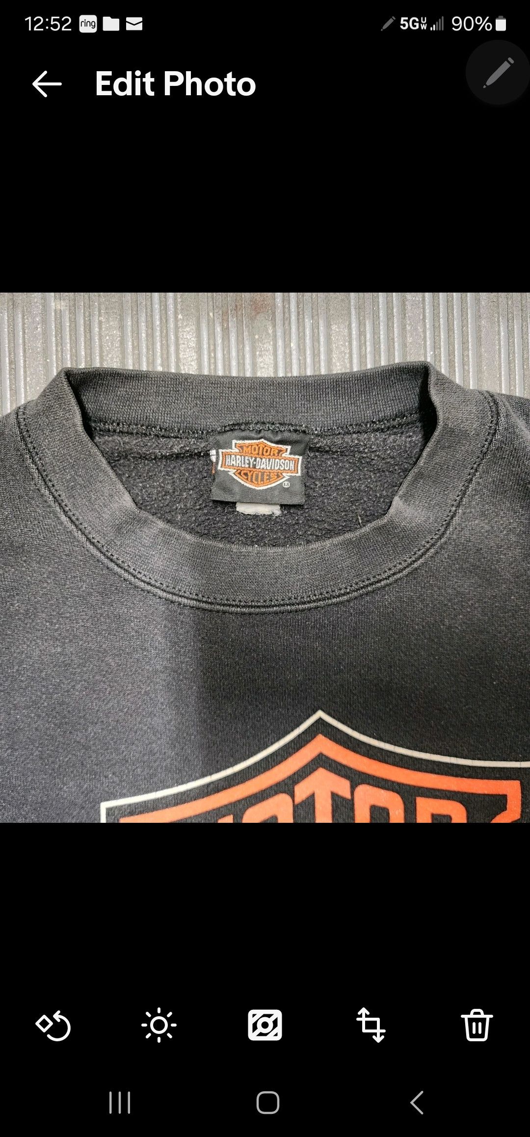 Harley Davidson Vtg Harley Davidson Redline Crewneck Pullover Sweater Large Size US XL / EU 56 / 4 - 4 Thumbnail