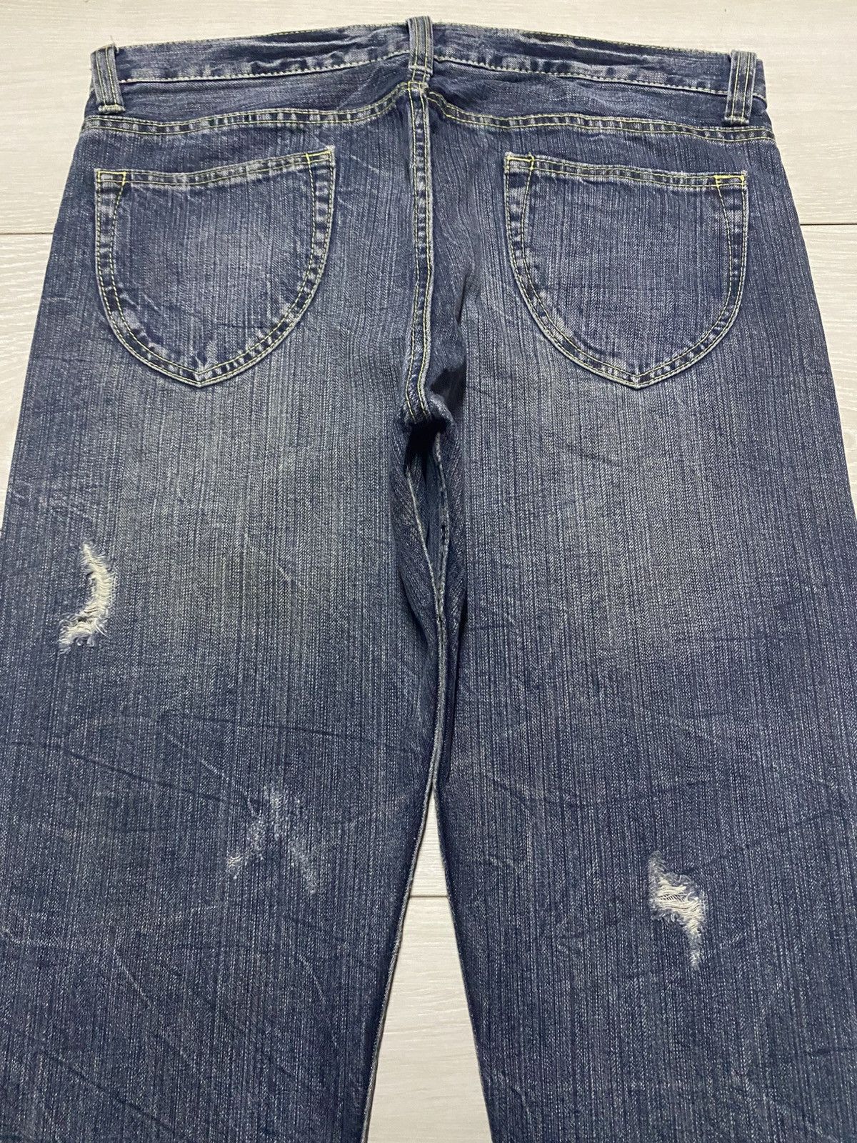 Japanese Brand Japanese Brand Theoria Jeans Twist Leg Straight Jeans Size US 35 - 4 Thumbnail