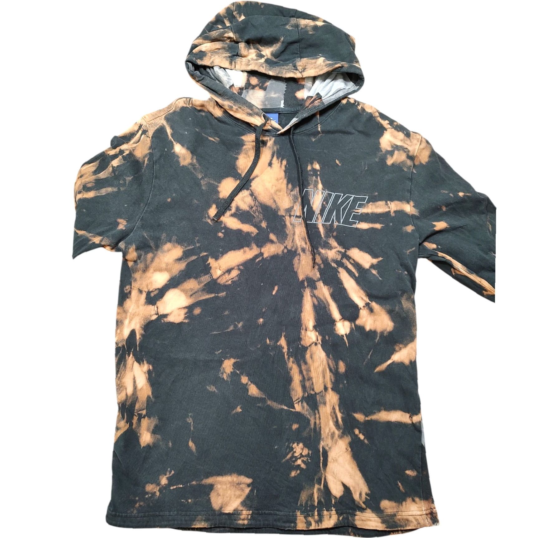 Nike Nike Hoodie Mens M Tie Dye Black Logo Lightweight 90s Sports Dark Size US M / EU 48-50 / 2 - 2 Thumbnail