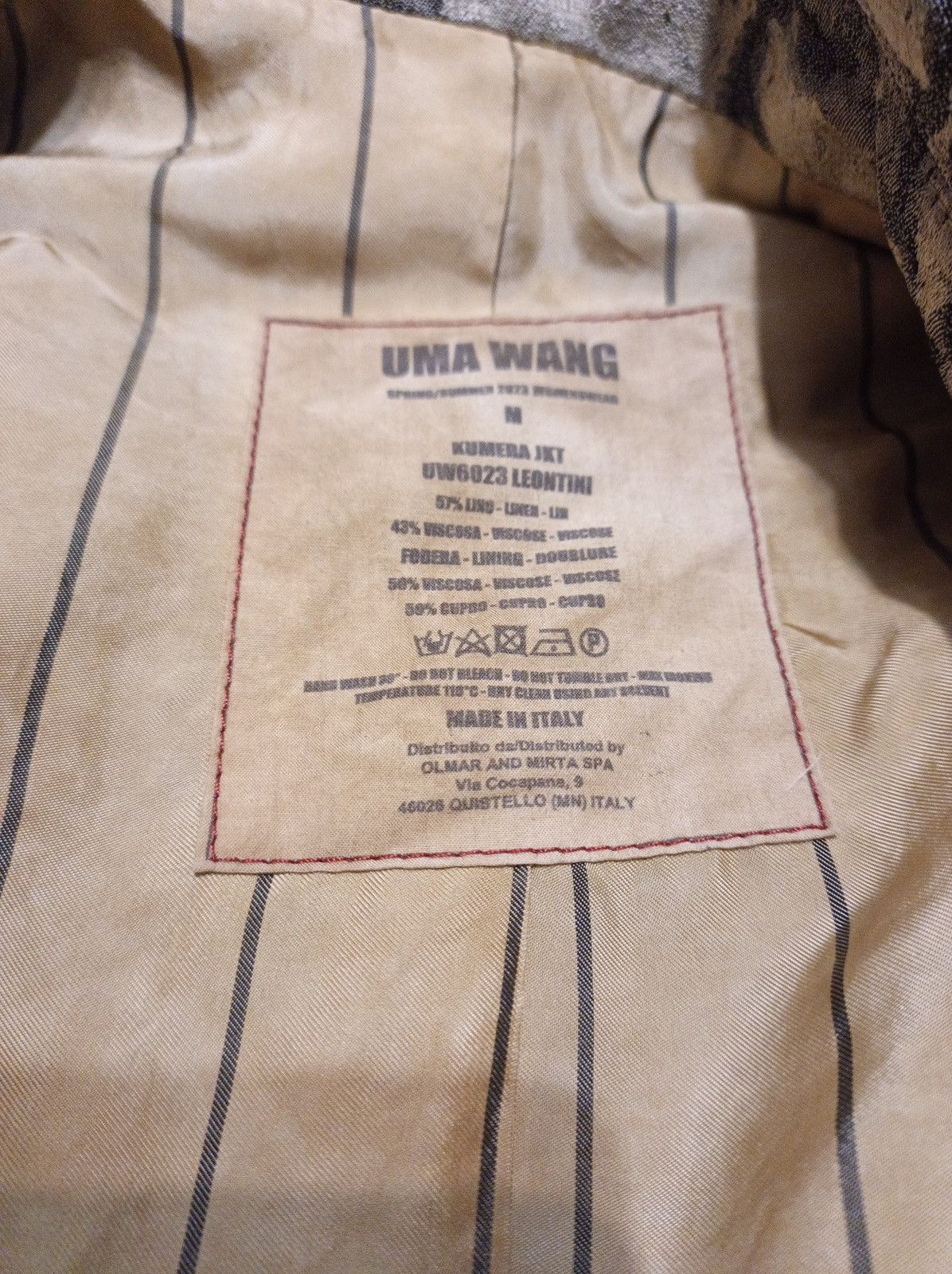 Uma Wang UMA WANG Spring Summer 2023 Kumera Linen Vest Jacket M Size M / US 6-8 / IT 42-44 - 12 Thumbnail