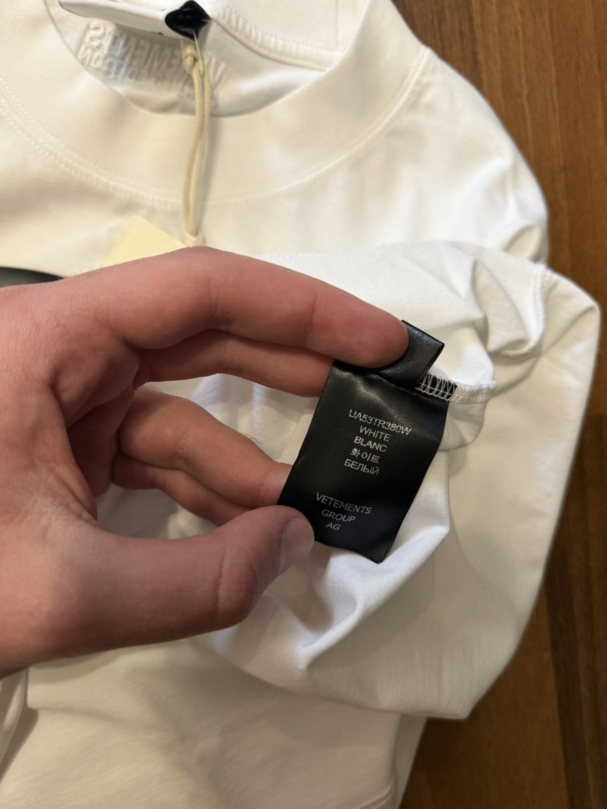 Vetements Vetements 5G White Tee Size US XS / EU 42 / 0 - 7 Thumbnail