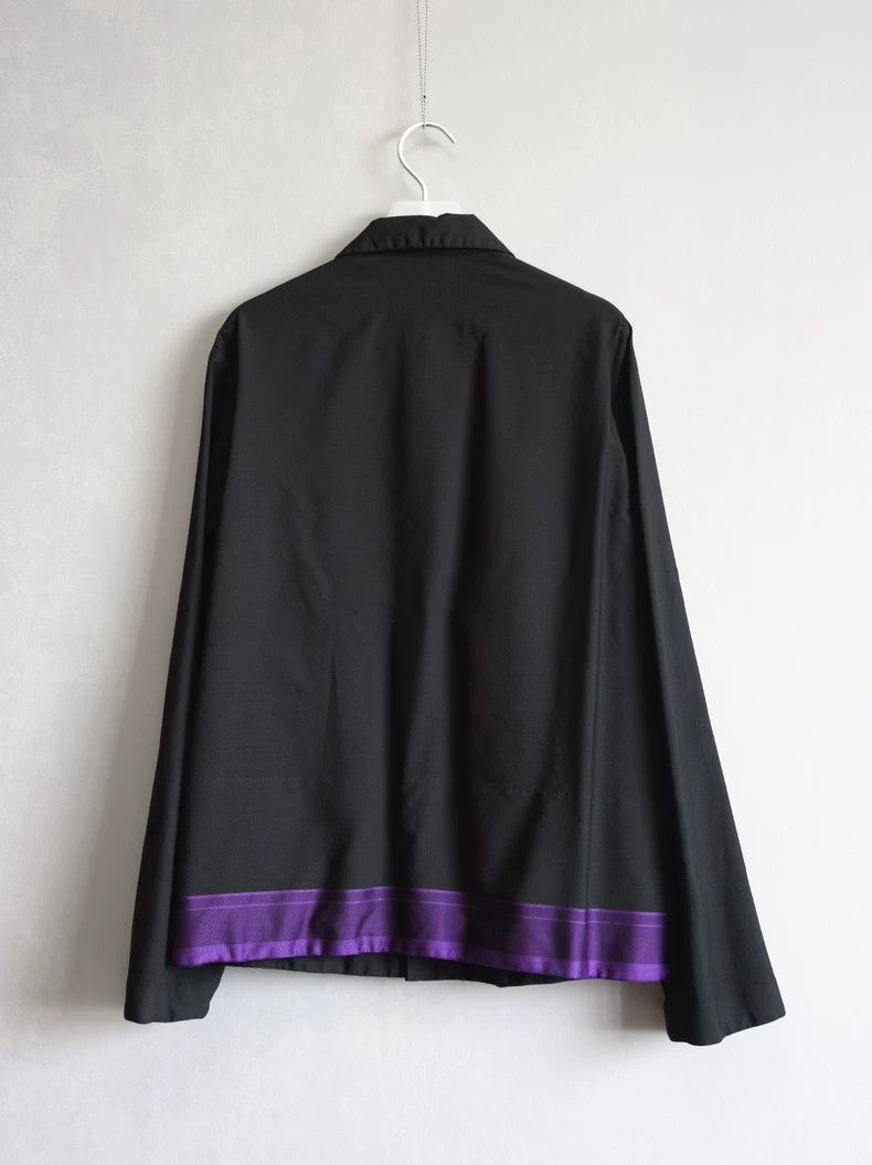 Yohji Yamamoto Yohji Yamamoto 02 SS Silk Stripe Jacket Size US L / EU 52-54 / 3 - 2 Thumbnail