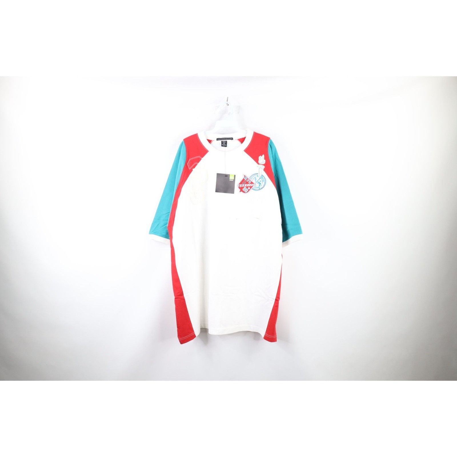Marithe + Francois Girbaud × Vintage NOS Vintage 90s Marithe Francois Girbaud Baggy Torch T-Shirt Size US XL / EU 56 / 4 - 1 Thumbnail