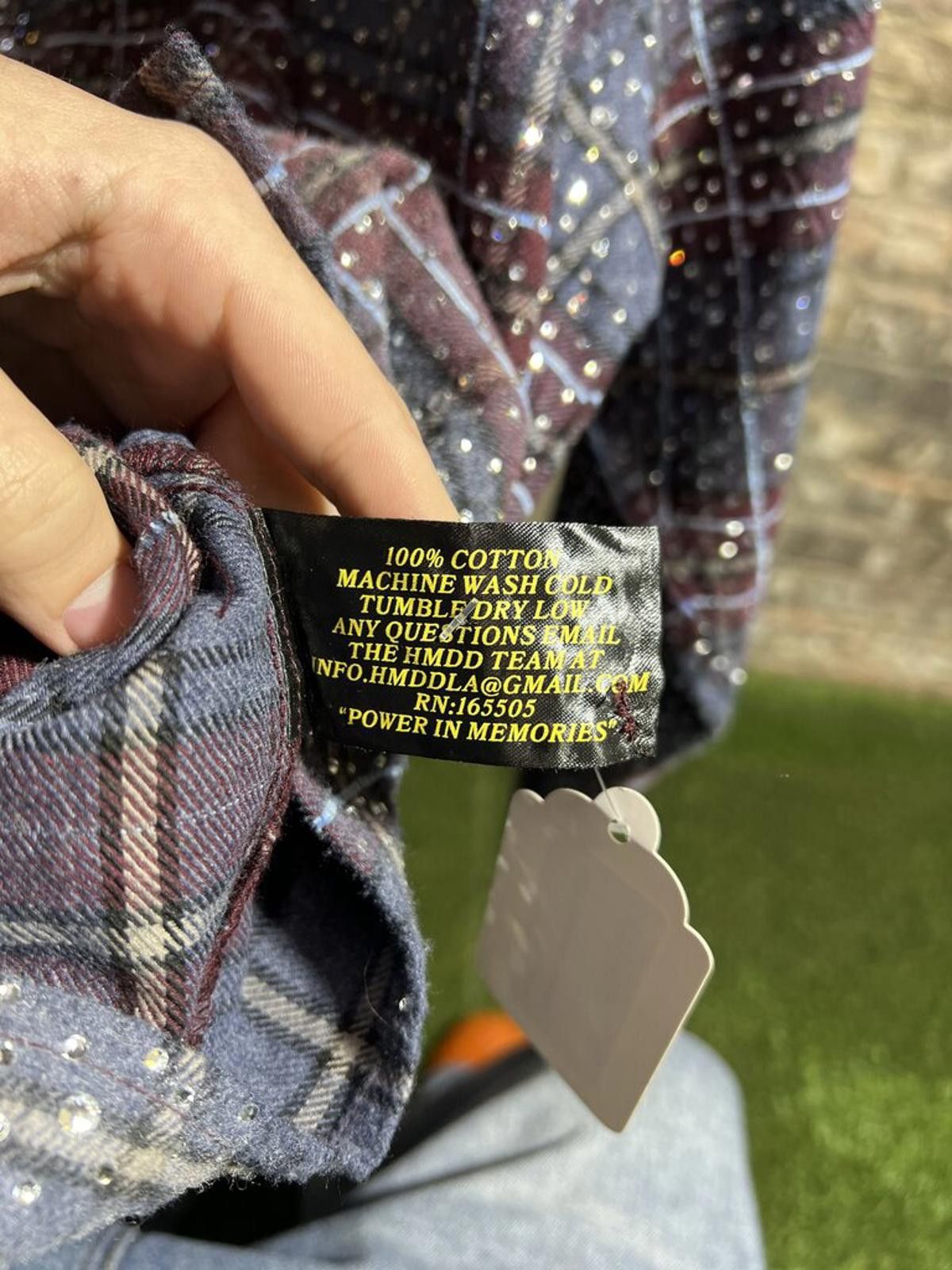 HMDD HMDD Rhinestone Flannel Sz.L Size US L / EU 52-54 / 3 - 5 Thumbnail