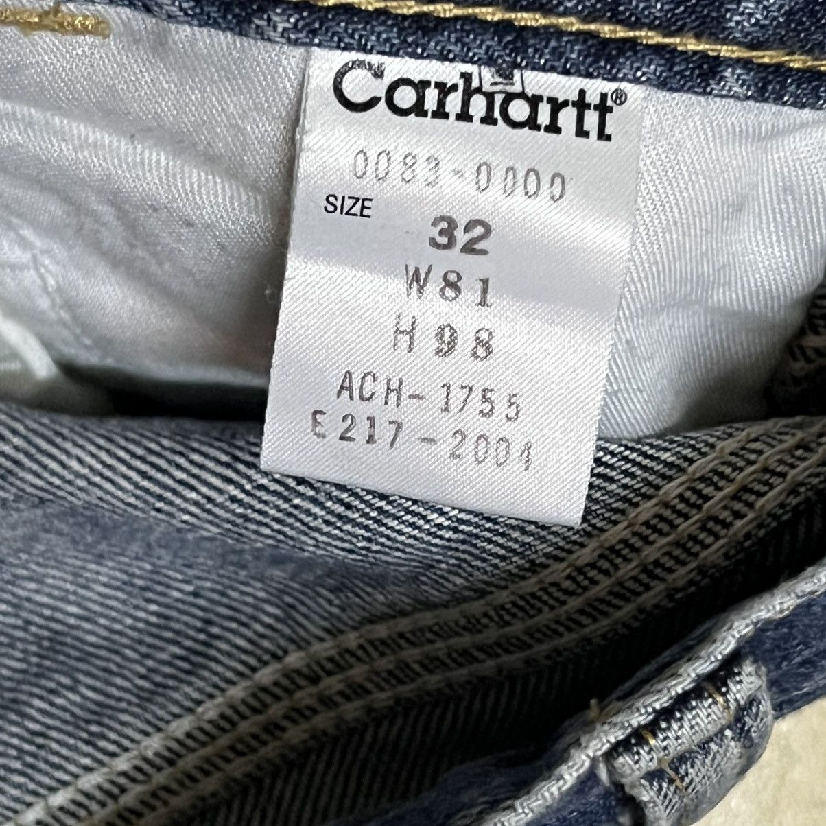 Carhartt Carhartt Carpenter Pants Distressed Style Size US 33 - 7 Thumbnail