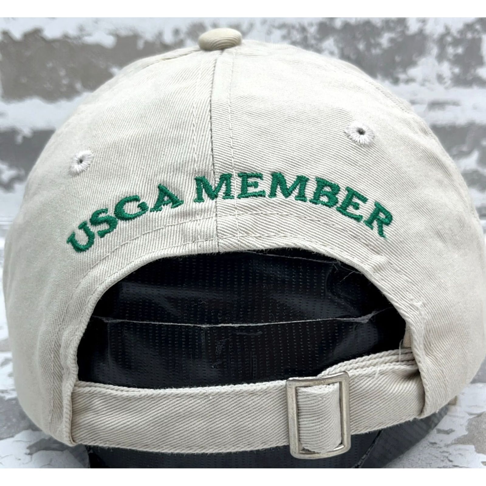 Vintage Vintage US Open Hat Cap Strap Back Tan Khaki Oakmont 2007 Golf Dad Y2K Adult Size ONE SIZE - 4 Thumbnail