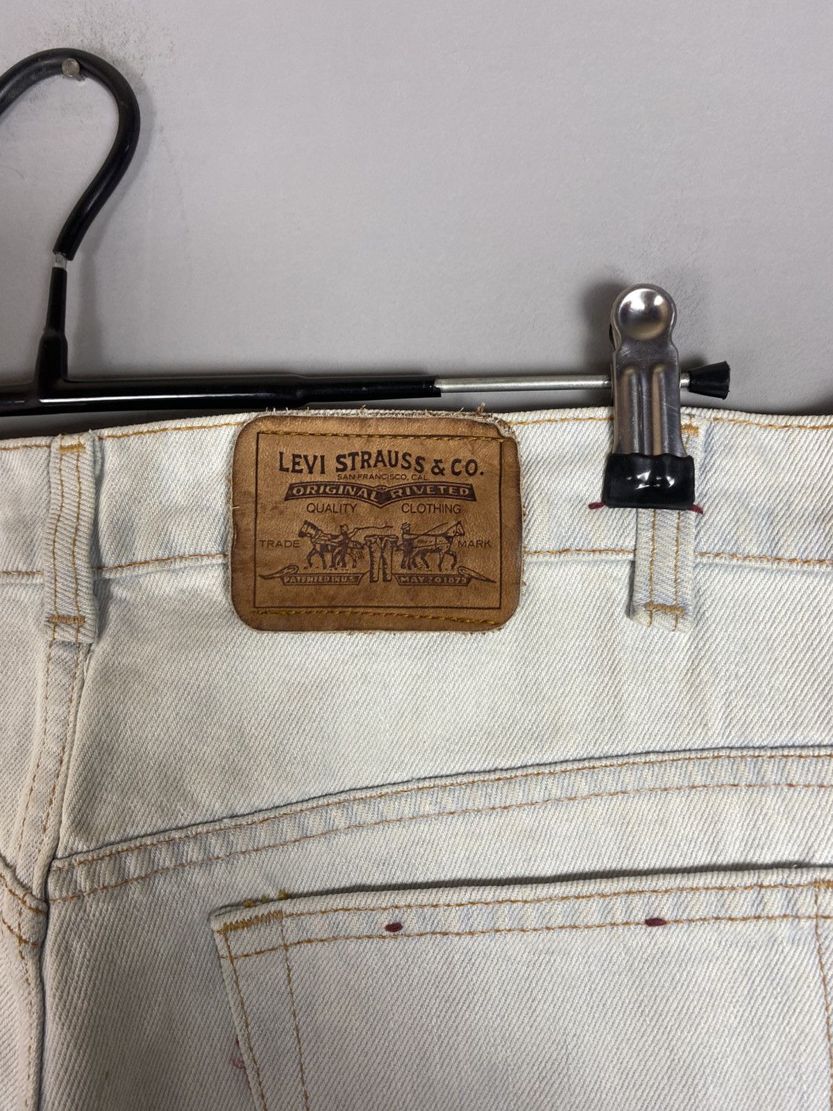 Levi's Vintage 80s LEVIS jeans denim Size US 32 / EU 48 - 4 Thumbnail
