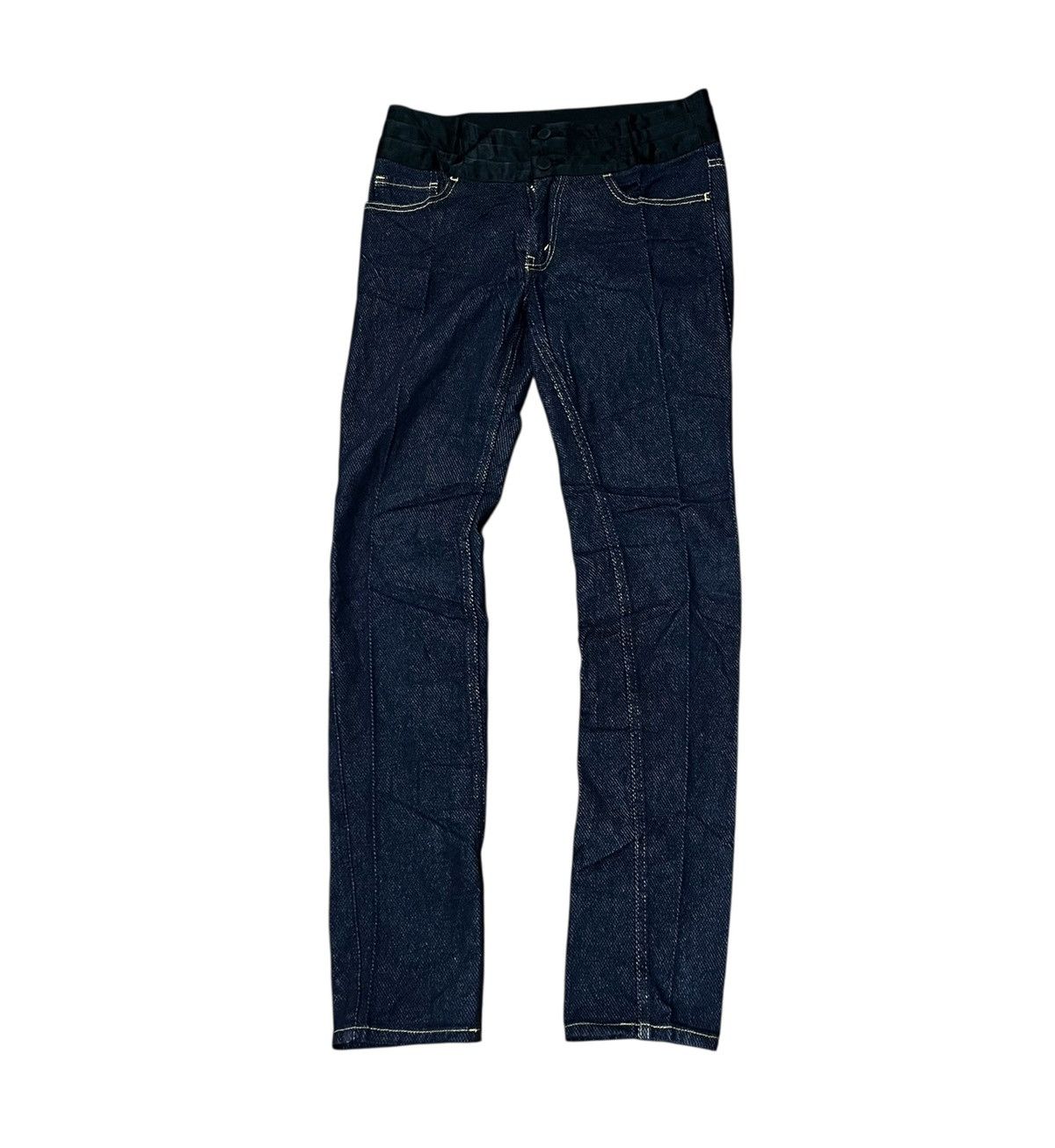Junya Watanabe Junya watanabe cdg AD2006 mixed hybrid jeans Size US 29 - 1 Thumbnail