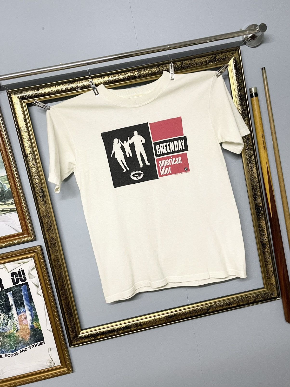 Vintage Vintage Greenday American Idiot Tour 2005 Cropped Tshirt Size US S / EU 44-46 / 1 - 2 Thumbnail