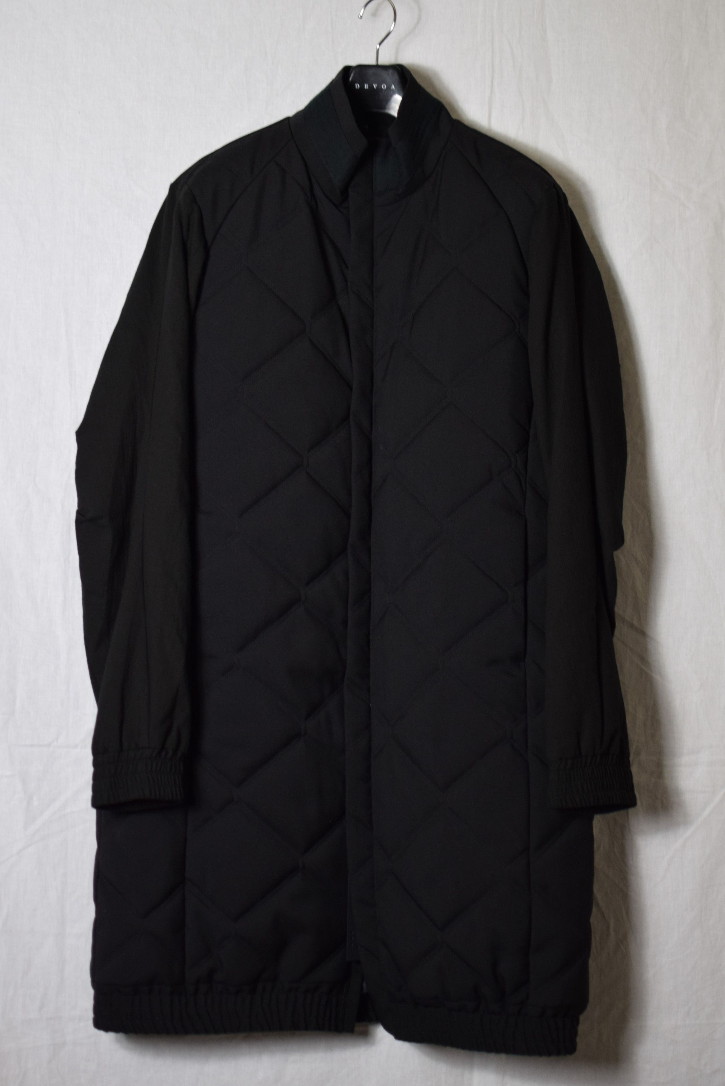 Devoa Devoa AW24 Quilted Wool Coat - CTE-YWGL Size US L / EU 52-54 / 3 - 2 Thumbnail