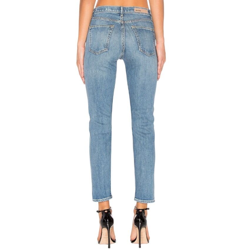 GRLFRND GRLFRND Naomi High-Rise Stretch Jean I Will Survive, Size 26 Size 26" / US 2 / IT 38 - 2 Thumbnail