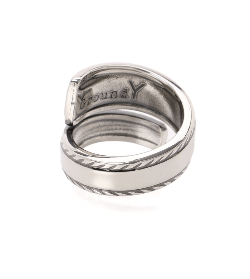 Yohji Yamamoto Yohji Yamamoto ALLOY RING STRAIGHT US 8.5 Size ONE SIZE - 2 Thumbnail
