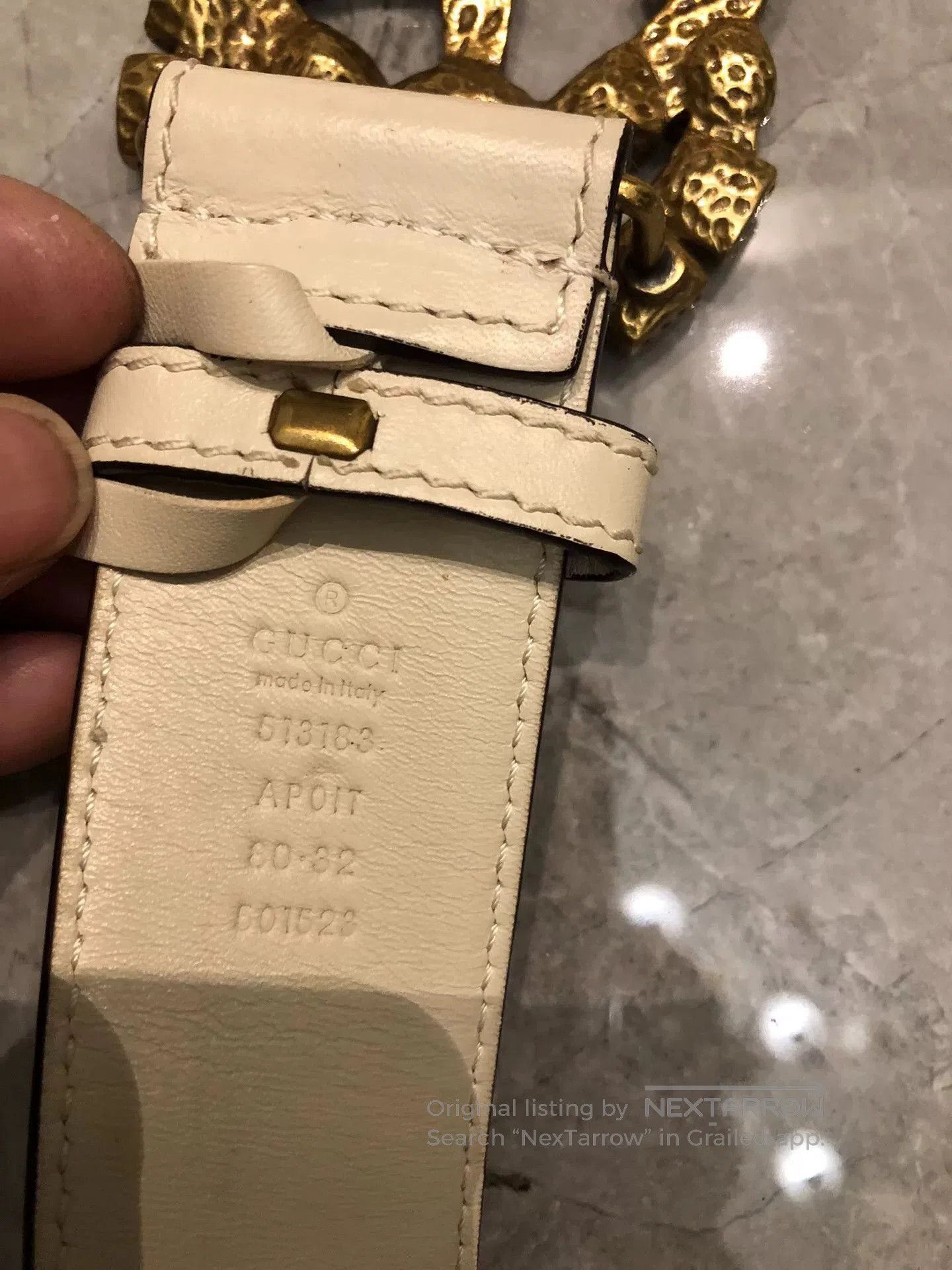 Gucci Gucci Crystal Gemstone Buckle Belt. Size ONE SIZE - 5 Thumbnail