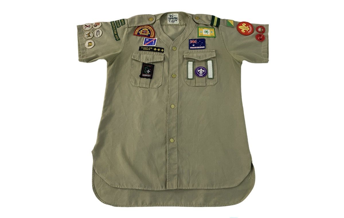 Uniform Wares 90s Boy Scout Of America Uniform Pioneer Oxford Button Up Size US S / EU 44-46 / 1 - 1 Thumbnail