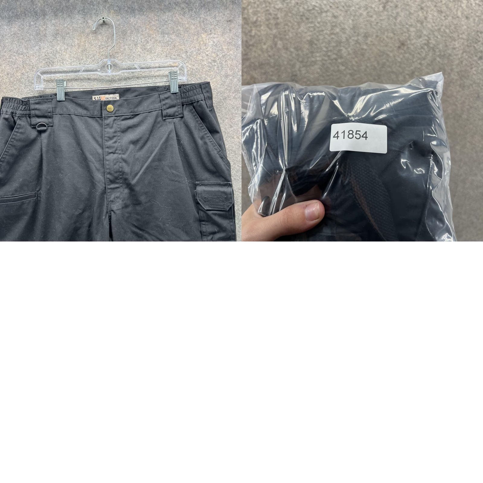 Vintage 5.11 Tactical Cargo Pants Mens 40x32 Black Elastic Workwear Pockets Slim Straight Leg Hat? (Note: This line seems off) Size US 40 / EU 56 - 8 Thumbnail