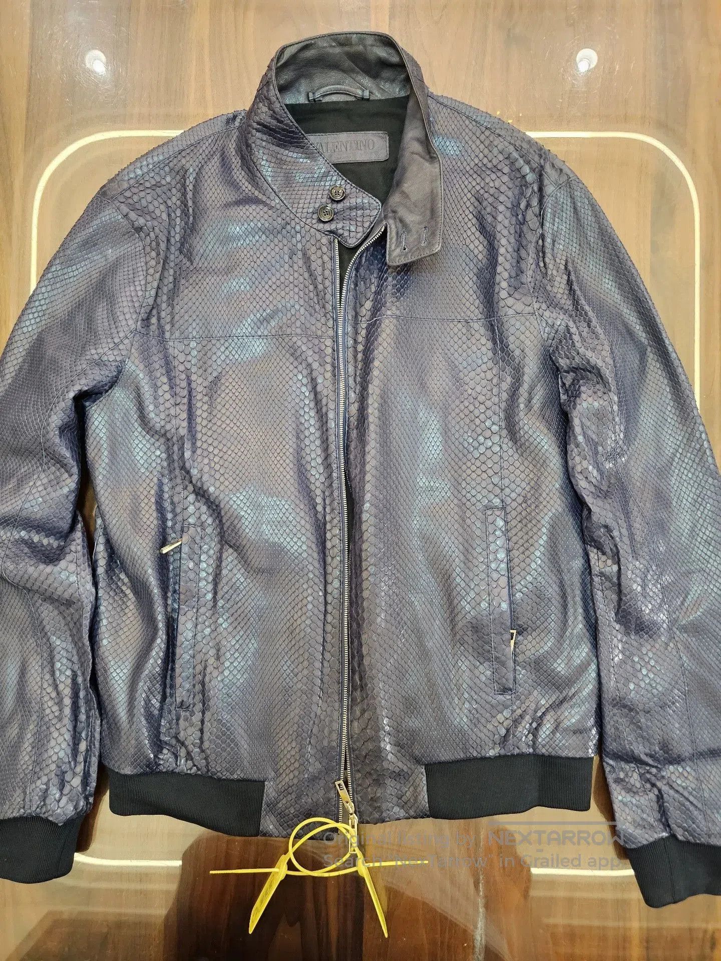 Valentino Valentino Limited Python Leather Jacket. Size US L / EU 52-54 / 3 - 1 Thumbnail