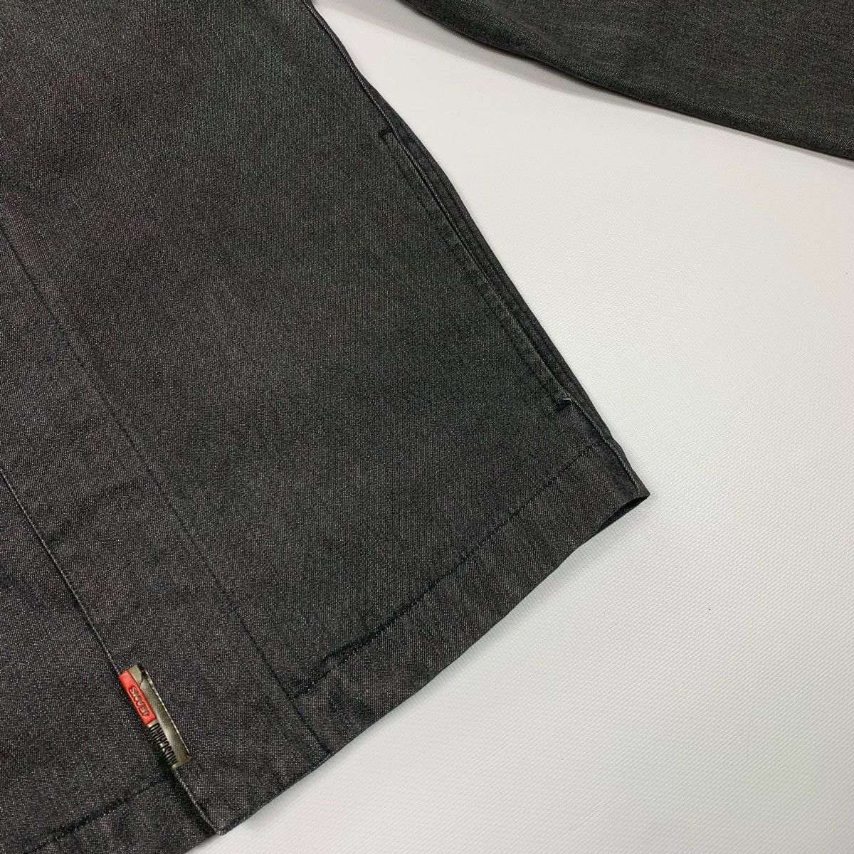 Designer × Moschino × Vintage Moschino Jeans Denim Jacket Zip Lampo Size L Silver Size L / US 10 / IT 46 - 9 Thumbnail