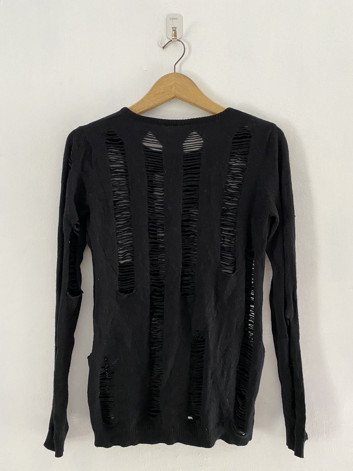 If Six Was Nine × Japanese Brand × Le Grande Bleu (L.G.B.) Japanese formre distressed knit sweatshirt Size US M / EU 48-50 / 2 - 2 Thumbnail