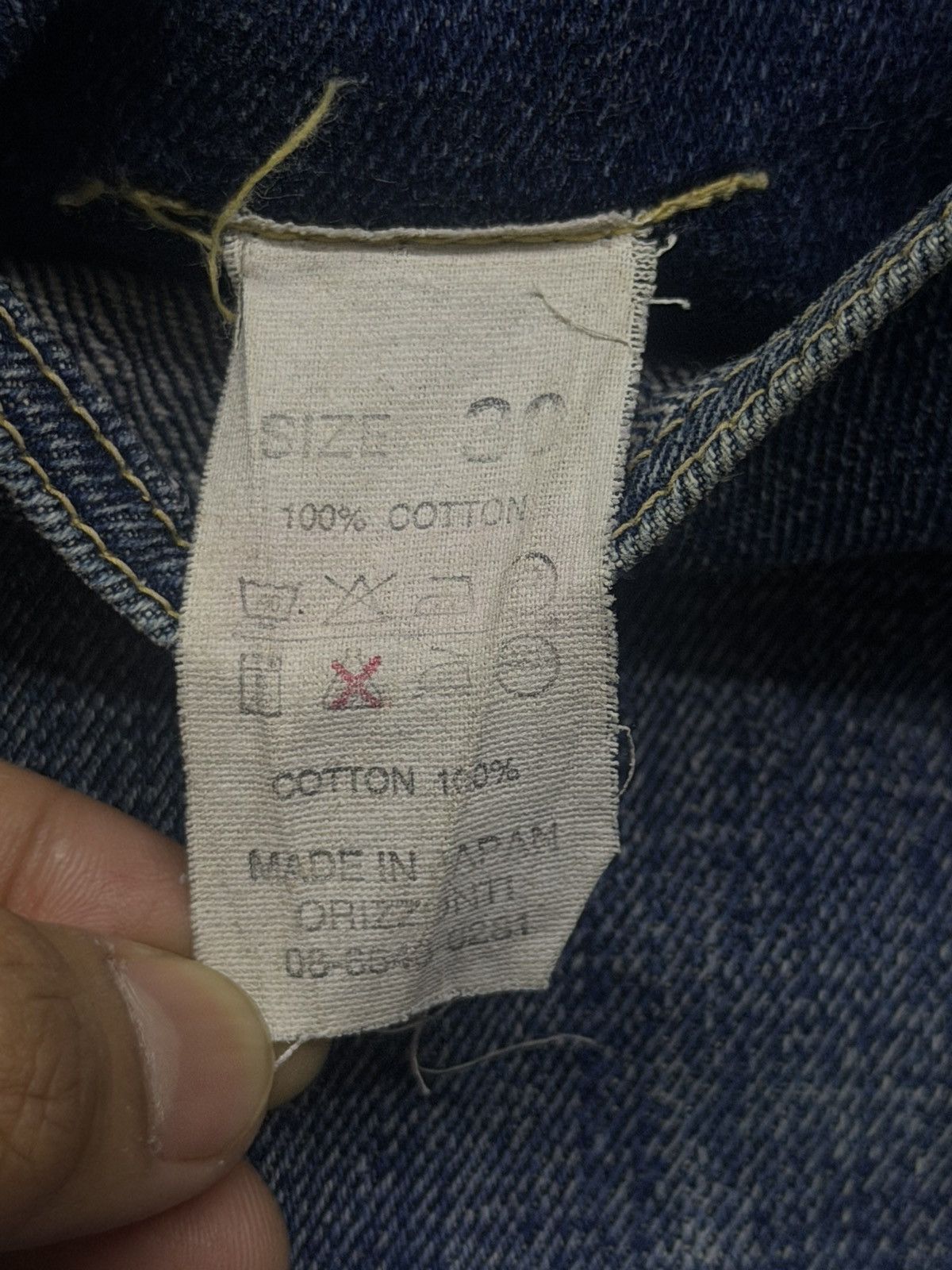 Denime Vintage 00s DENIME Lot 578 Japanese Selvedge Denim Jeans W30 Size US 30 / EU 46 - 16 Thumbnail