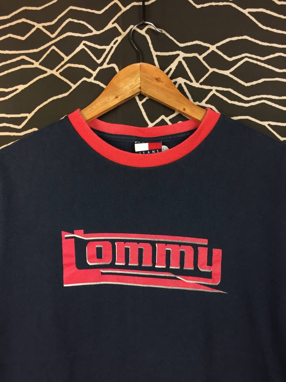 Tommy Hilfiger Vtg Tommy Hilfiger Tommy Jeans Retro Aesthetic Ringer Tee Size US S / EU 44-46 / 1 - 3 Thumbnail