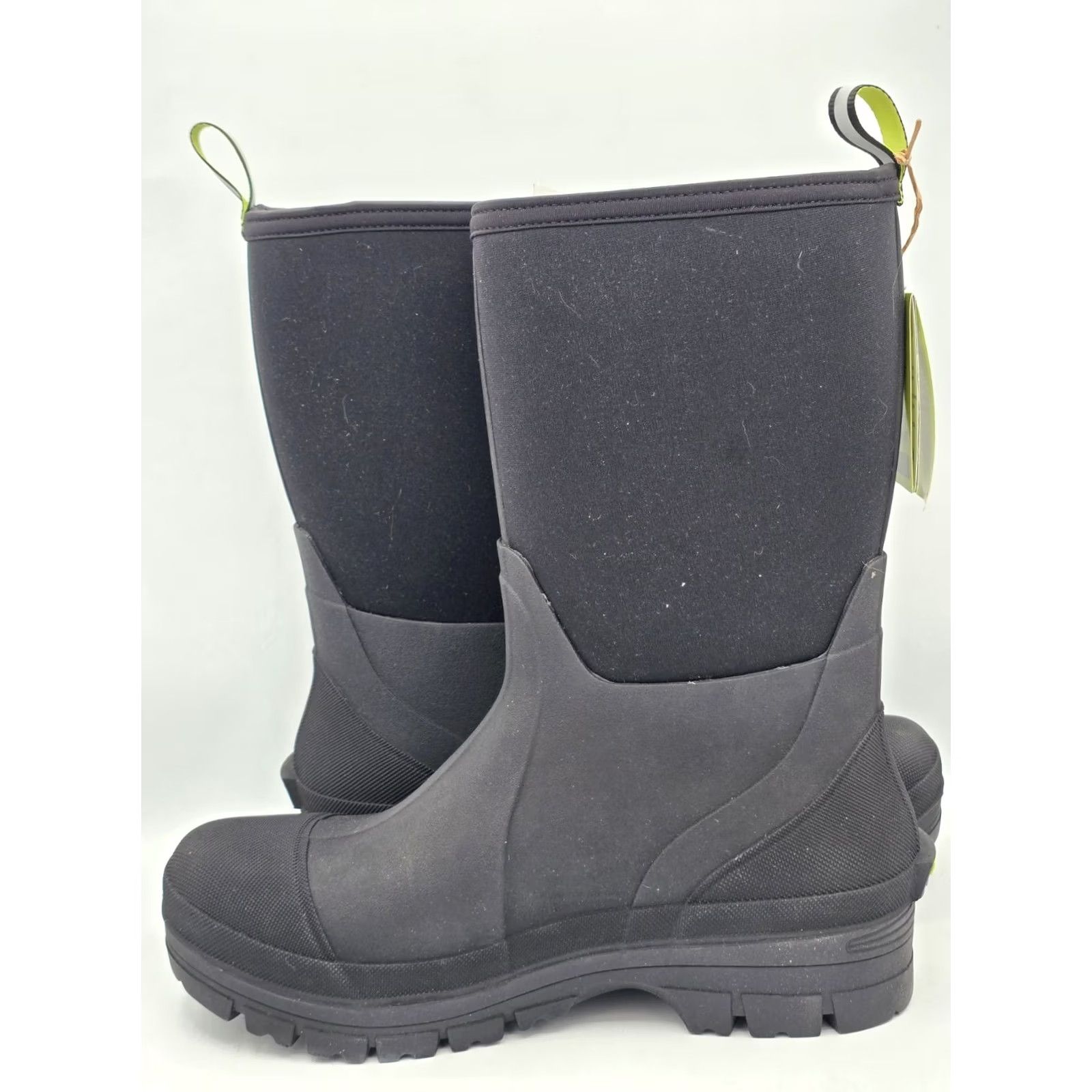 Vintage WESTERN CHIEF 365 Neoprene Mid Cold Weather Boots Men's 12 Black Shoes Boot Waterproof Rubber Rubber Size US 12 / EU 45 - 7 Thumbnail