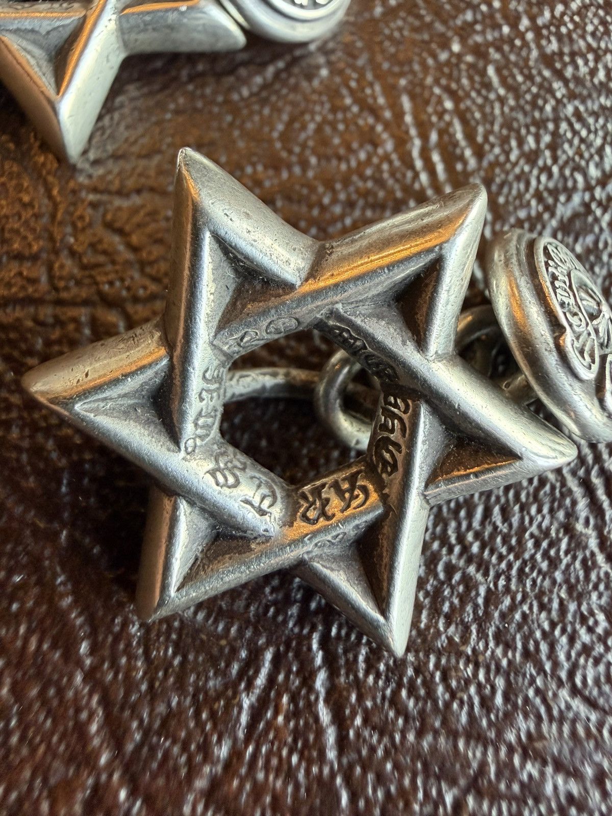 Chrome Hearts Chrome Hearts .925 Sterling Silver Star of David Cufflinks Size ONE SIZE - 5 Thumbnail