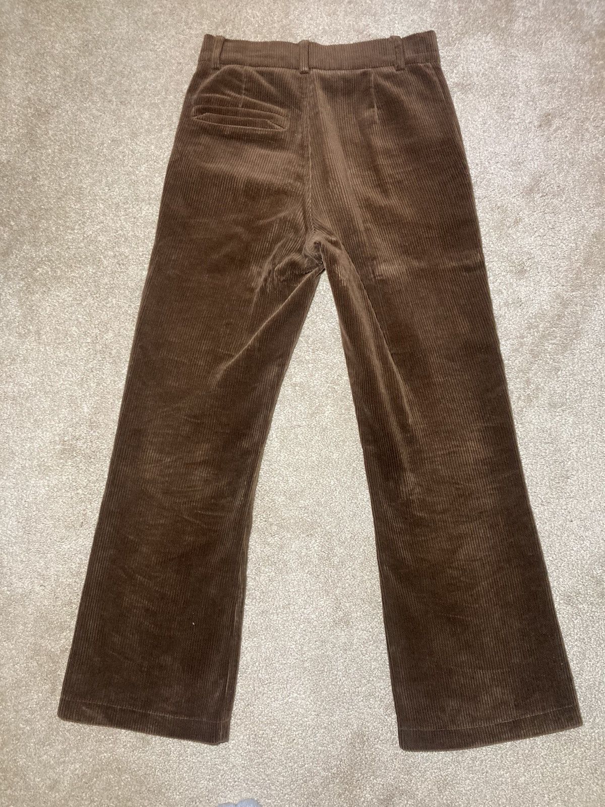 Martine Rose SS17 Martine Rose Corduroy Brown Felt Pants 2017 MR Flare Size US 30 / EU 46 - 8 Thumbnail