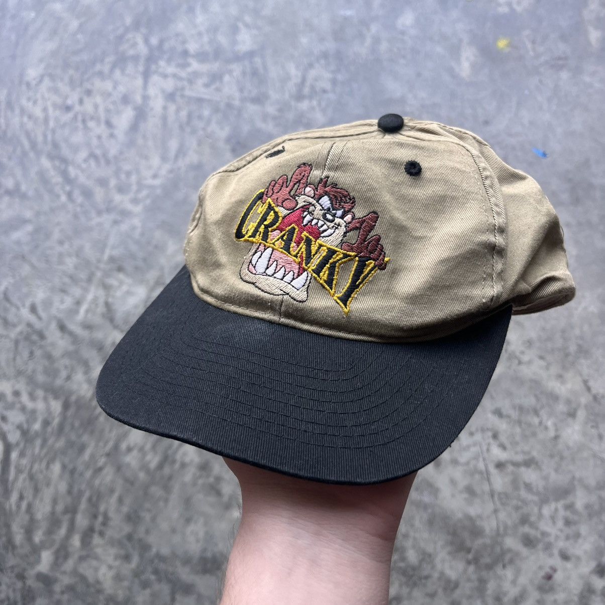 Vintage CRAZY Vintage Looney Tunes Taz "Cranky" Hat Women's Size ONE SIZE - 6 Thumbnail