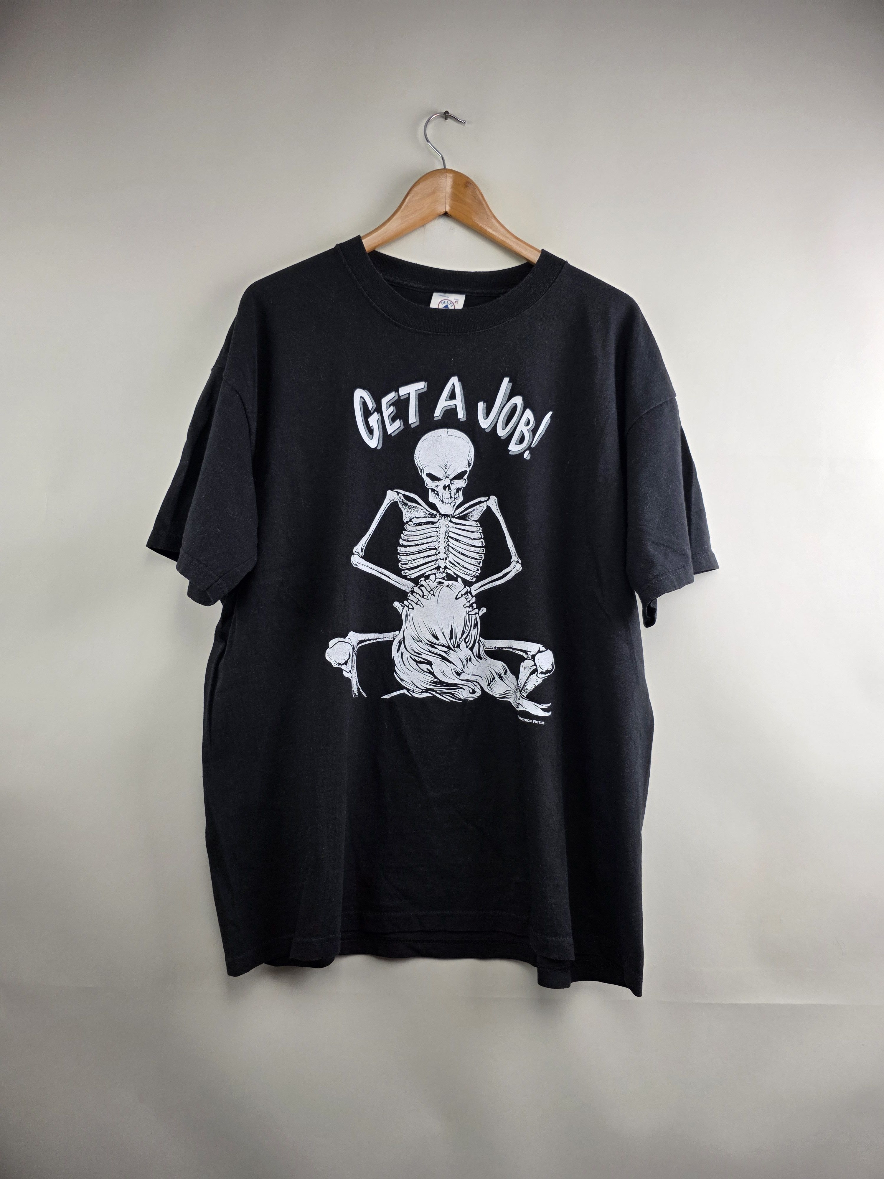 Band Tees × Fashion Victim × Vintage 90s Get a Job Fashion Victim