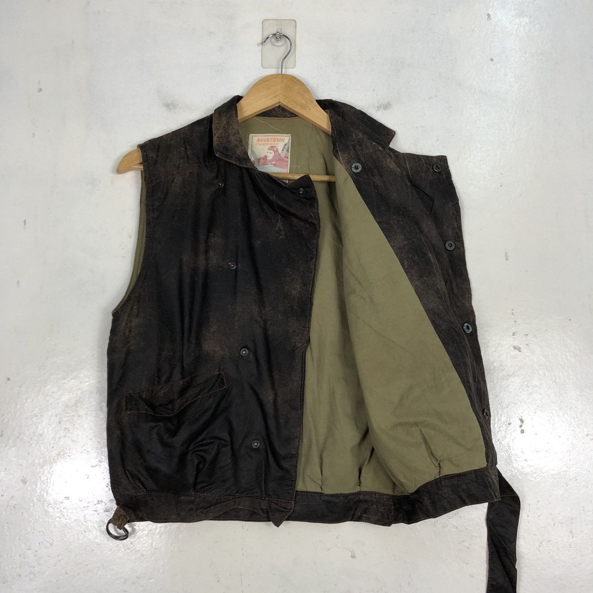 Aviator Nation × Vintage ❤️‍🔥SEND OFFER ❤️‍🔥Vintage 80s Aviateur Military Vests Jacket Size US S / EU 44-46 / 1 - 9 Thumbnail