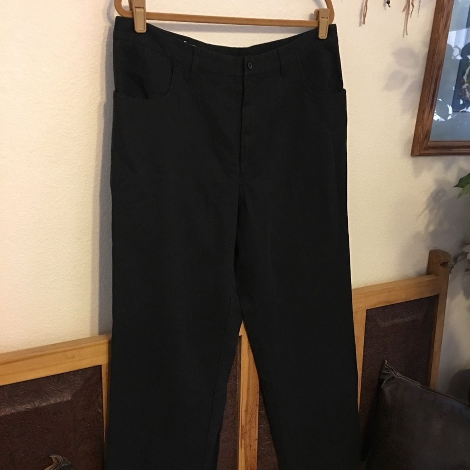 Perry Ellis Perry Ellis men’s black principle slacks NWT 38/30 Size US 38 / EU 54 - 5 Thumbnail