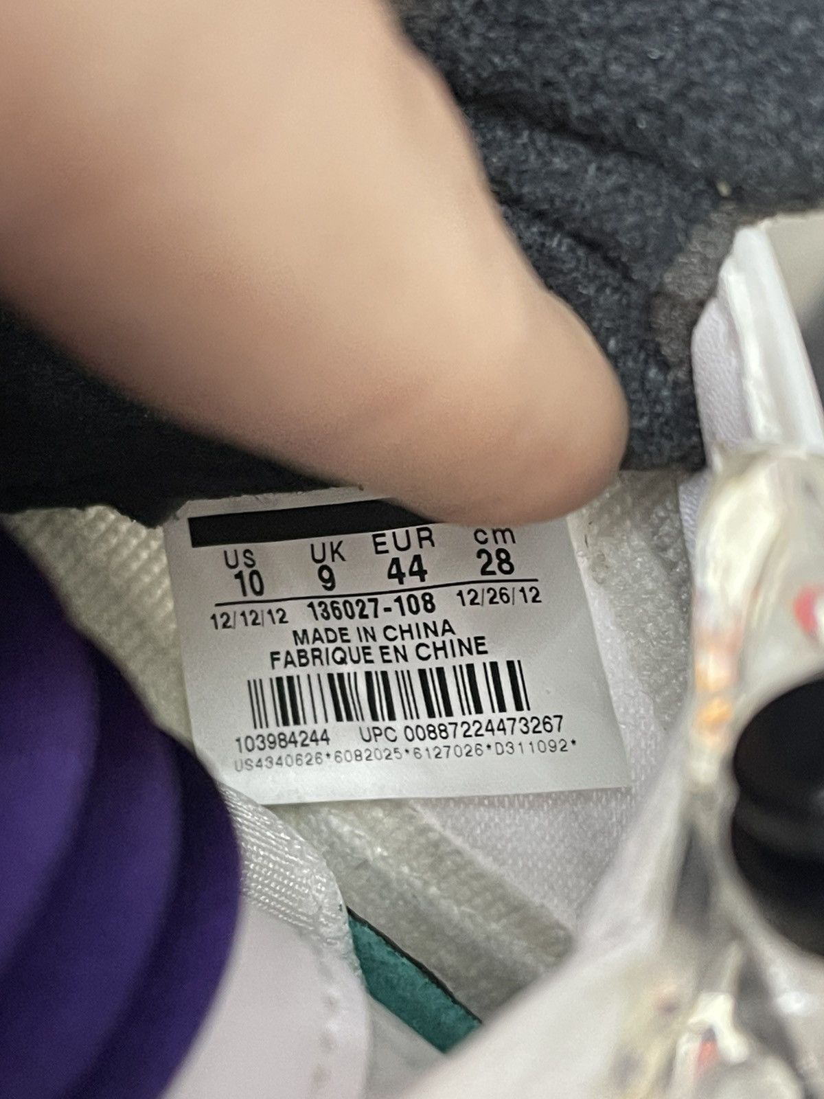 Jordan Brand Size 10 - Jordan 5 Grape “2013” Size US 10 / EU 43 - 11 Thumbnail