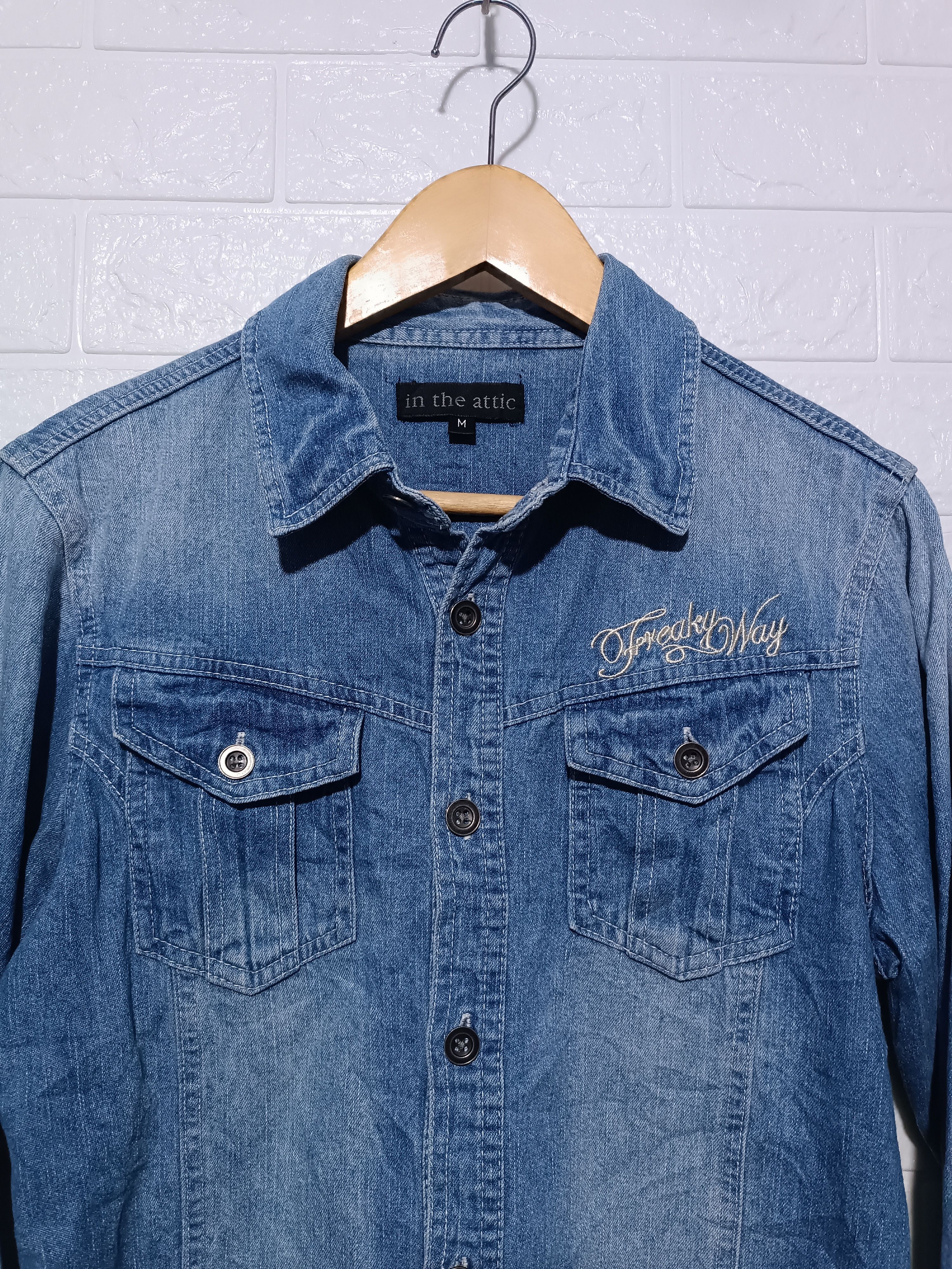 In The Attic In The Attic Denim Shirt Work Embroidery Size US M / EU 48-50 / 2 - 4 Thumbnail