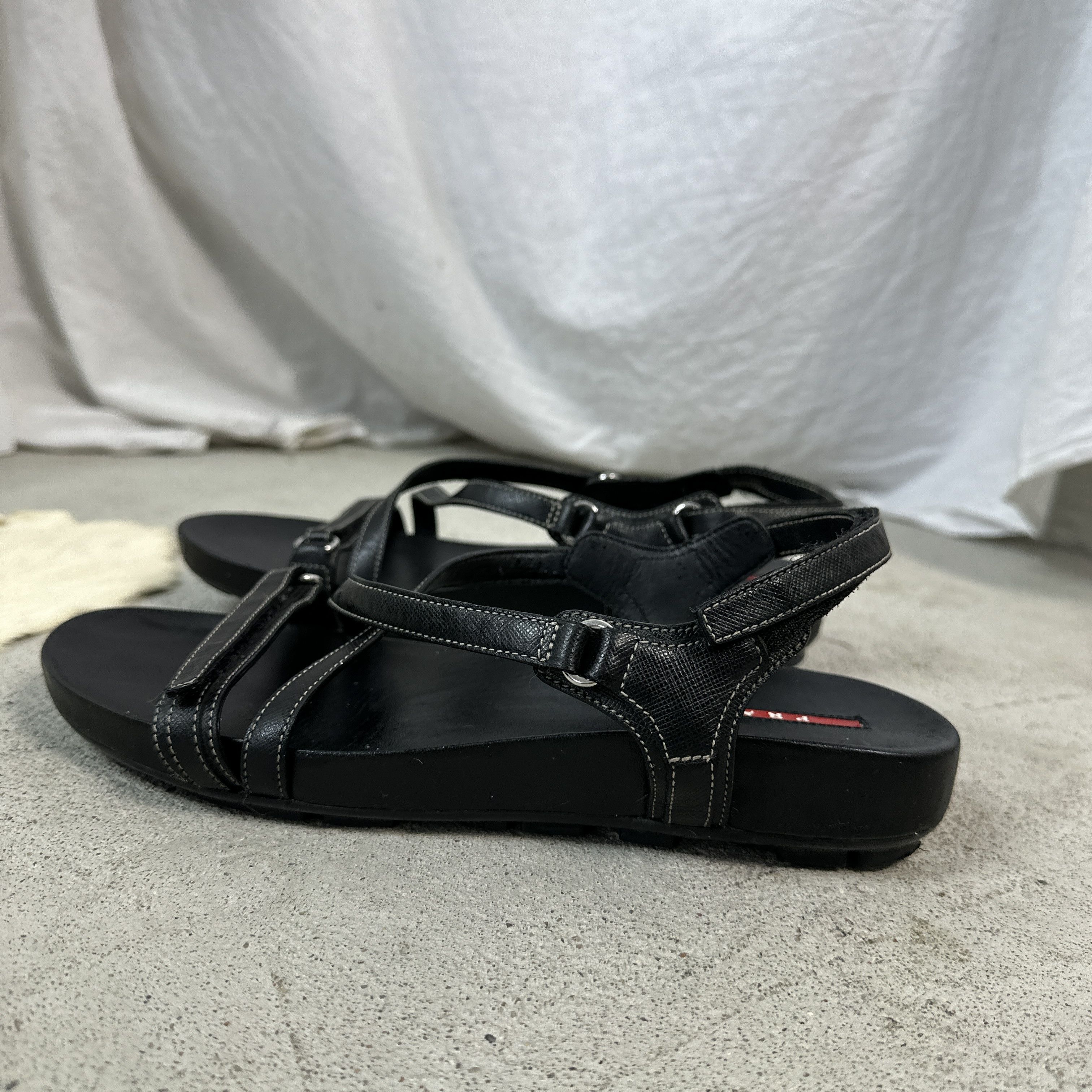 Prada × Vintage Vintage Leather Shoes Sandals Prada 00s Size US 11.5 / IT 41.5 - 4 Thumbnail