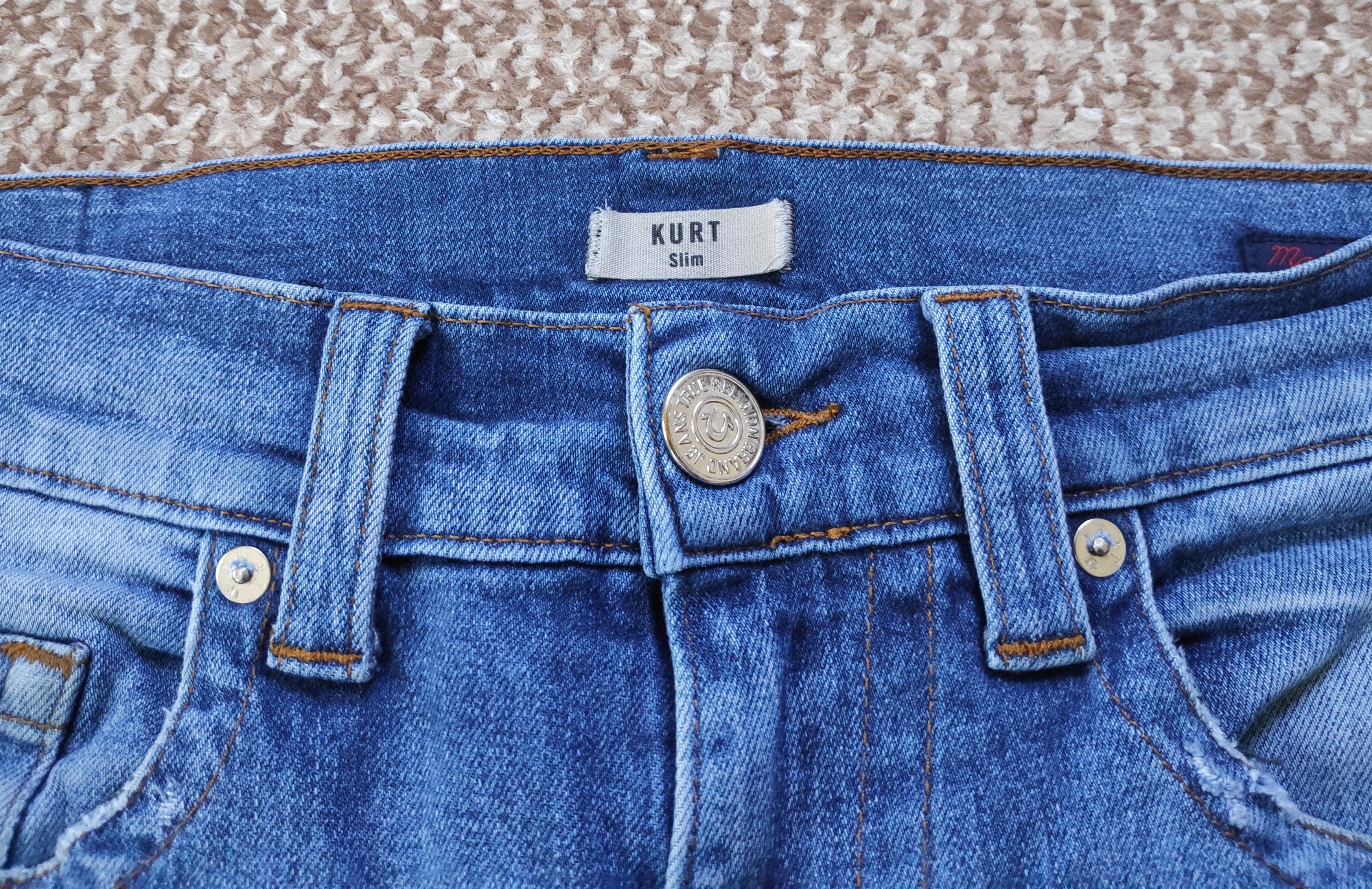True Religion True Religion Kurt Slim Denim Jeans Distressed made in Italy Size US 32 / EU 48 - 12 Thumbnail