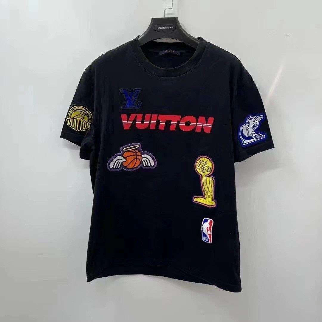 Image of Louis Vuitton x NBA Tee in Black, Men's (Size XL)