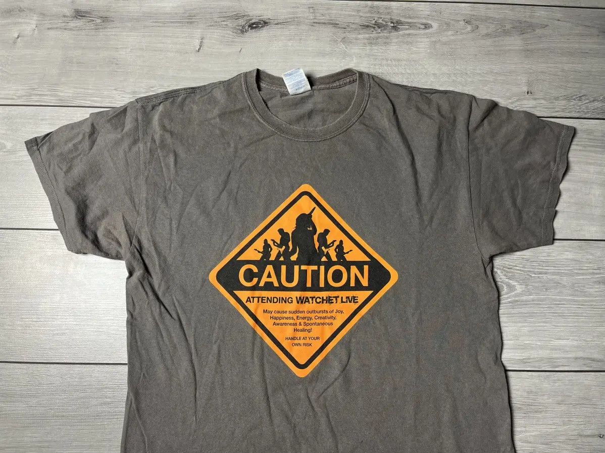 Band Tees Caution attending watchet live music festival Tshirt Size US L / EU 52-54 / 3 - 3 Thumbnail