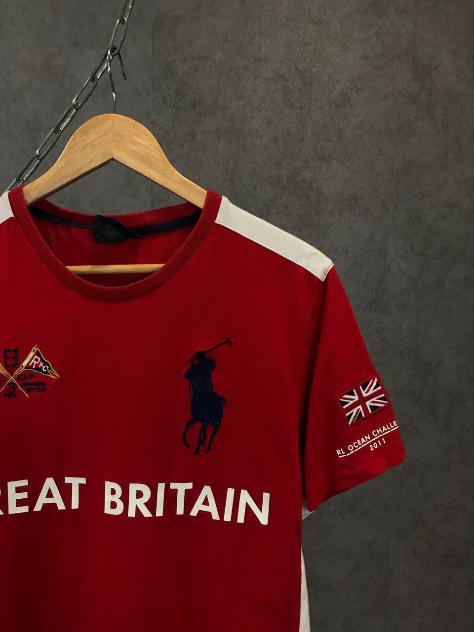 Designer Polo Ralph Lauren designer vintage tee Size US M / EU 48-50 / 2 - 2 Thumbnail