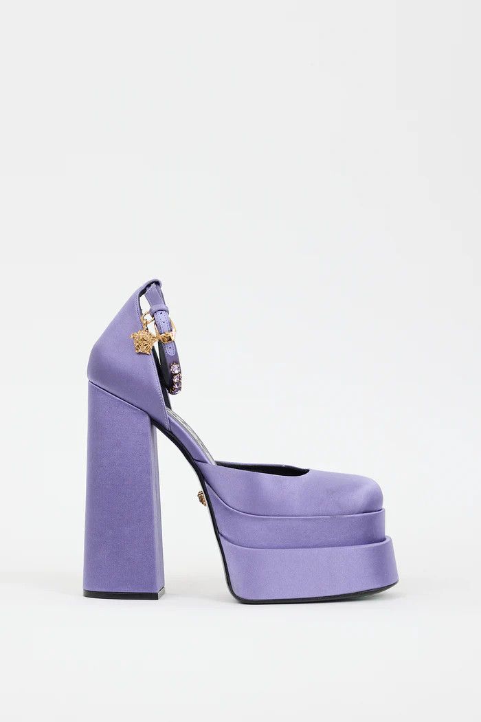 Versace o1y0226 Pumps in Mauve Size US 5 / IT 35 - 1 Thumbnail