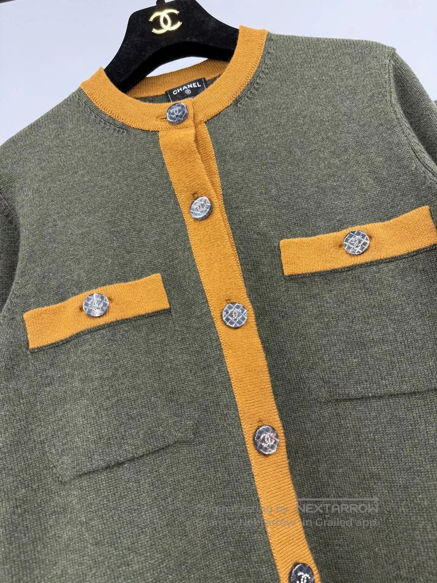 Chanel Chanel Long Cashmere Cardigan 4-Pocket. Size US M / EU 48-50 / 2 - 2 Thumbnail