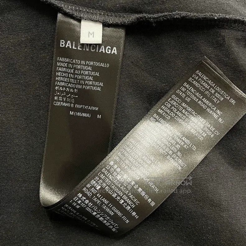 Balenciaga Balenciaga Logo Letter Print Round Neck Short Sleeve T-Shi Size US M / EU 48-50 / 2 - 6 Thumbnail
