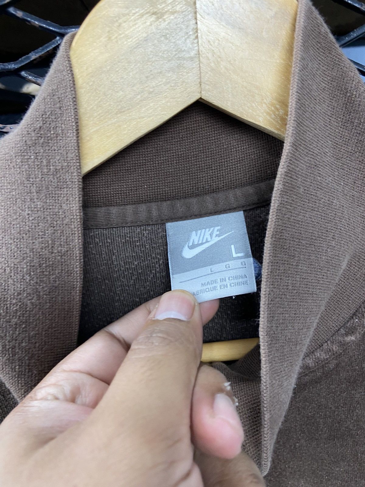Nike × Other × Vintage Vintage Y2K NIKE VELOUR TRACKSUIT JACKET Size US L / EU 52-54 / 3 - 8 Thumbnail