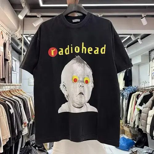 Japanese Brand Vintage RADIOHEAD Graphic Printed Vintage T Shirt Size US XL / EU 56 / 4 - 2 Thumbnail